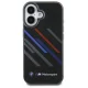 BMW iPhone 16 Case Motorsport IML Random Stripes, Black