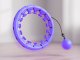 Adjustable Smart Weighted Hula Hoop for Fitness, Purple