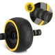 4Fizjo AB Wheel XL ролик для пресса, черно-желтый