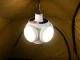 Saliekama LED kempinga lampa ar saules bateriju un āķi