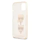 Чехол Karl Lagerfeld Glitter Karl\'s & Choupette для iPhone 13 mini - Gold