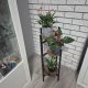 Ruhhy 00025627 3 Līmeņu Puķu Podu Statīvs 81cm Melns/Brūns