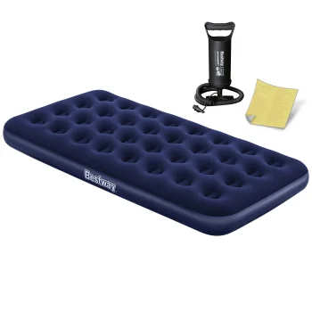 Bestway 67001 piepūšamais matracis ar sūkni, 188x99x22 cm