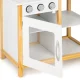 Деревянная детская кухня Ecotoys TK040A-WHITE с аксессуарами, белая
