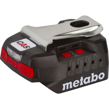 Metabo PC 18-65 Power Charger 18V with Power Bank Function, Black