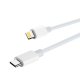 Maxlife MXUC-05 USB Type C to Apple iPhone Lightning Data Charging Cable, PD, 20W, 2m, White | Провод для...