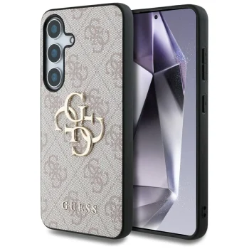 Чехол Guess Big 4G Logo Classic Logo для Samsung Galaxy S25, розовый