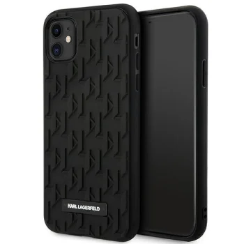 Apple iPhone 11 6.1'' Karl Lagerfeld 3D Monogram Cover Case, Black | Чехол Кейс Бампер Кабура...