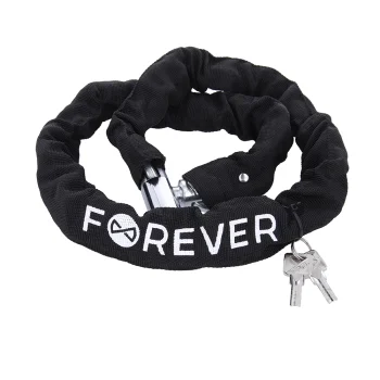 Velosipēda ķēdes slēdzene Forever Outdoor CHL-105, 1290mm, melna