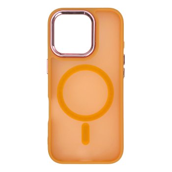 Magnetic Collection MagSafe iPhone 16 Pro Max vāciņš - oranžs | Case Orange