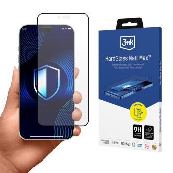 3mk HardGlass Matt Max Tempered Glass for Apple iPhone 17 Air