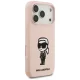 Чехол Karl Lagerfeld Karl Sketch & Logo MagSafe для iPhone 17 Pro Max, розовый