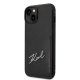 Apple iPhone 14 Plus 6.7\" Karl Lagerfeld Signature Logo Cardslot Case Cover, Black | Telefona Maciņš Vāks Apvalks...