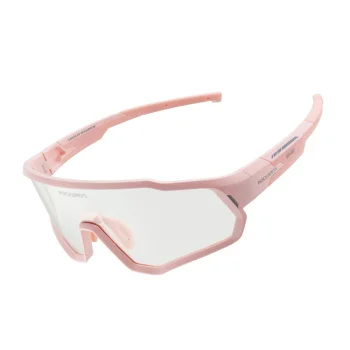 Rockbros SP383 bērnu fotohromās velobrilles UV400 - rozā