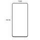 Etteri 9D aizsargstikls Samsung Galaxy A55 5G