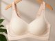 Women\'s Push-Up Sports Bra with Pads, Seamless, White, Size M