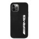 AMG Silicone Big Logo vāciņš iPhone 12 Pro Max - melns