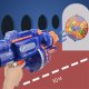 3001 Kids Toy Foam Blaster Weapon Gun Rifle + 20 Bullets, Blue