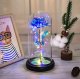 Everlasting Rose with LED, Blue
