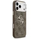 Guess 4G Big 4G Classic Logo vāciņš iPhone 17 Pro Max, brūns / sudraba