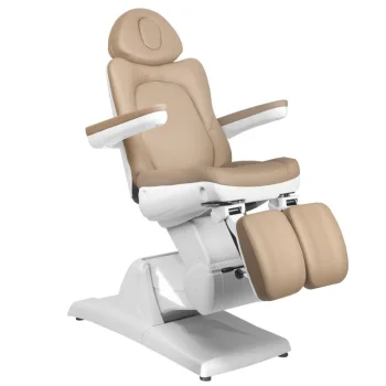 Azzurro 870S elektriskais pedikīra krēsls, 3 motori, Cappuccino