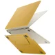 Klēpjdatora vāciņš Uniq Lyden Versa, MacBook Air 13\" ar statīvu, dzeltens
