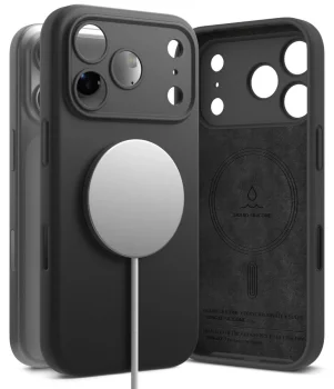 Чехол Ringke Silicone MagSafe для iPhone 18 Pro, черный