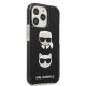Karl Lagerfeld Karl&Choupette Head vāciņš iPhone 13 Pro Max - Black