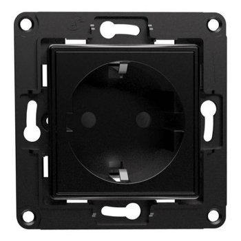 Настенная розетка Shelly (черная)