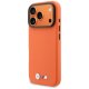 BMW M metāla logo MagSafe vāciņš iPhone 17 Pro Max tālrunim – oranžs | Phone Case Cover