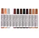 Furniture and Wood Surface Repair Kit (Markers + Wax, 25 pcs)