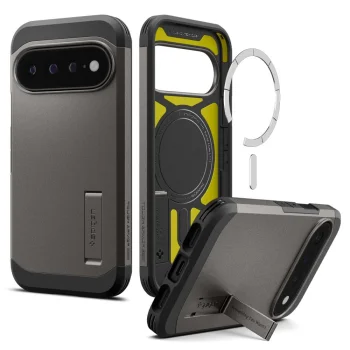 Spigen Tough Armor Mag MagSafe vāciņš Google Pixel 11 Pro XL, tumši pelēks