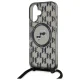 Karl Lagerfeld iPhone 16 vāciņš IML Crossbody Monogram MagSafe, melns