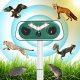 Solārais dzīvnieku atbaidītājs K751D5 ar LED un ultraskaņu dārzam