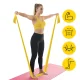 4FIZJO FLAT BAND rehabilitācijas lente 1-2 kg 30 m, dzeltena