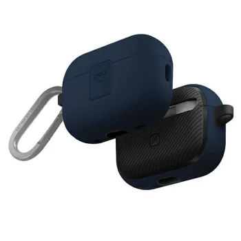 Чехол Uniq Clyde Lock для AirPods Pro 2 (2022/2023) - синий-темно-серый