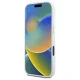 Чехол Guess для iPhone 16 Pro Silicone Logo Strass 4G, белый