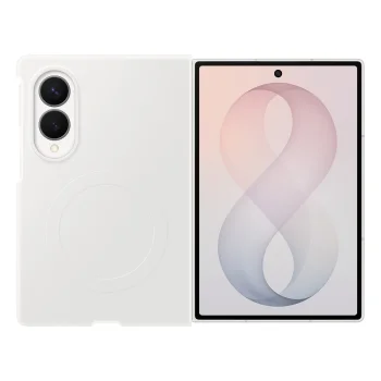 Samsung Silicone Magnet vāciņš Galaxy Z Fold 8 ar MagSafe un 2 plēvēm, balts
