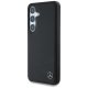 Чехол Mercedes Leather Horizontal Debossed Curves MagSafe для Samsung Galaxy S25 - Черный