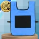 Детская подвижная игра: Жилет-мишень на липучках и мягкие мячи,...
