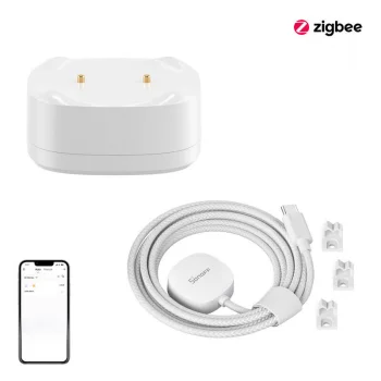 Ūdens noplūdes/plūdu sensora komplekts ZigBee Sonoff SNZB-05P + WLDC200 kabelis