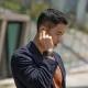 Uniq Linus Airosoft silikona siksniņa Apple Watch 42/44/45/49mm, melna