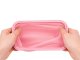 Collapsible Silicone Food Storage Containers 4 Pcs Lunch Box, Pink