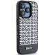 DKNY iPhone 15 Pro Max vāciņš Leather Printed Pattern MagSafe, melns