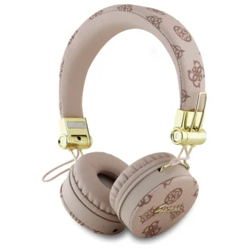 Guess Peony Script Round Shape GUBH70EPOSMW Bluetooth On-Ear Headphones, Brown
