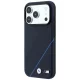 Чехол BMW M Tire Track Blue Line MagSafe для iPhone 17 / 18 Pro Max, Navy Blue