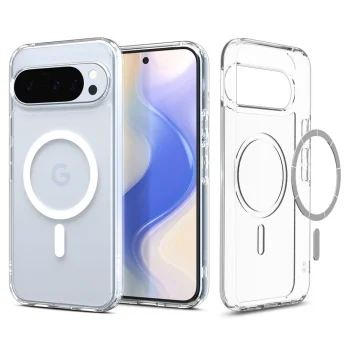 Чехол Spigen Ultra Hybrid Mag MagSafe для Google Pixel 10 / 10 Pro, прозрачный/белый