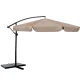 Plonos 488003 saliekams dārza saulessargs 350 cm ar pārvalku, bēšs