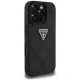 Guess Hot Stamp 4G Pattern Triangle Metal Logo чехол для iPhone 16 Pro Max - черный