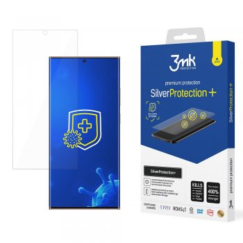 Samsung Galaxy Note 20 Ultra 3MK Silver Protect+ Antibacterial Screen Protector | Antibakteriāla Telefona Aizsargplēve